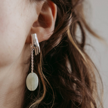 Darling Earring 1pc, Cloudy