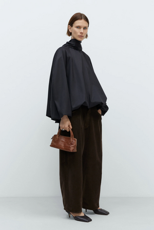 Bow Shirt, Black