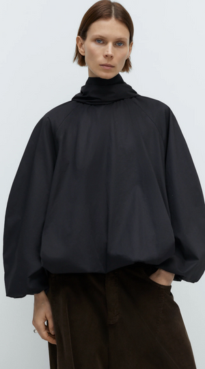 Bow Shirt, Black