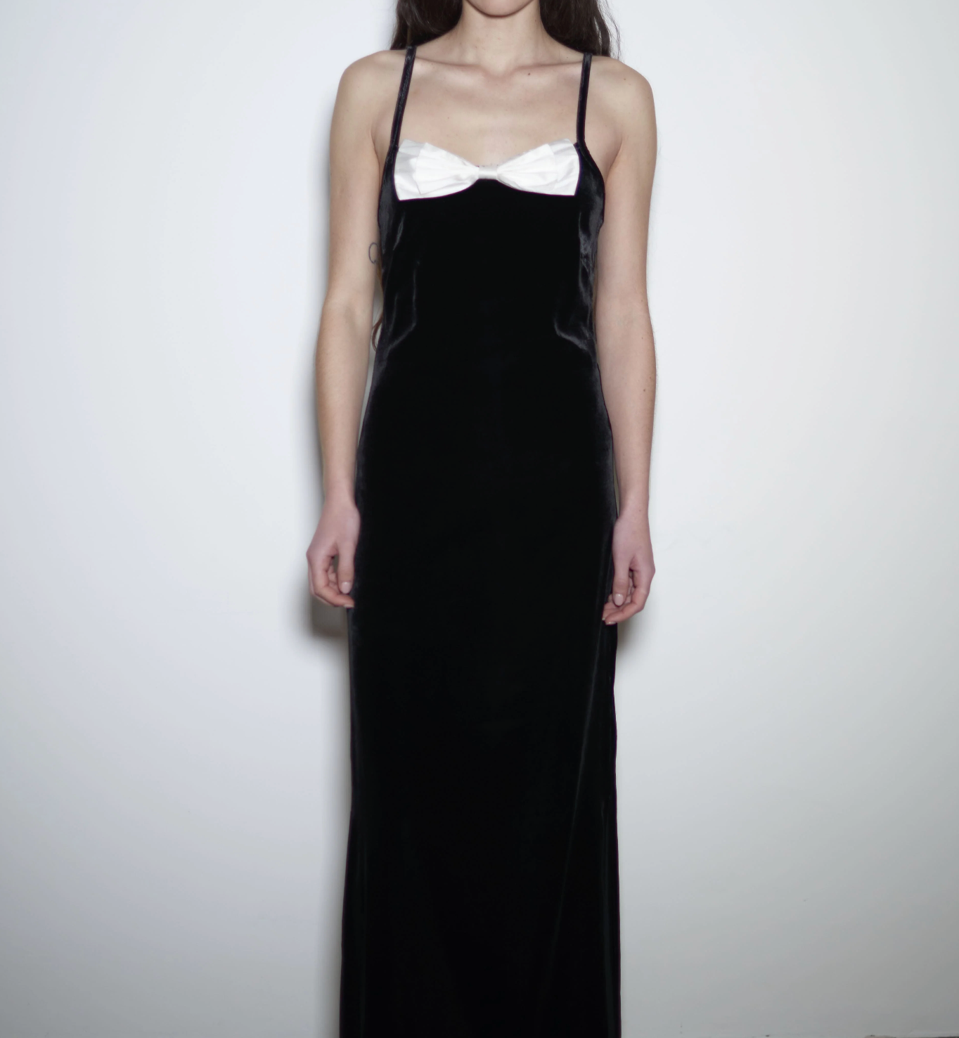 Antoinette Dress, Black & Ivory