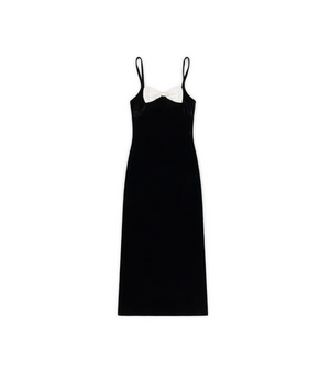 Antoinette Dress, Black & Ivory