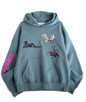 Pollinate Hoodie, Green