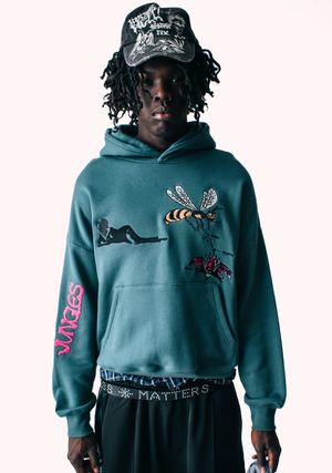 Pollinate Hoodie, Green