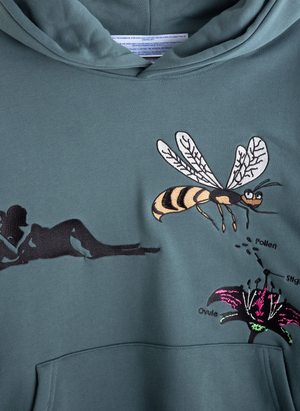 Pollinate Hoodie, Green