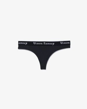 Thong, Black 3 Pack