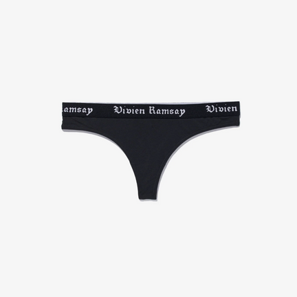 Thong, Black 3 Pack