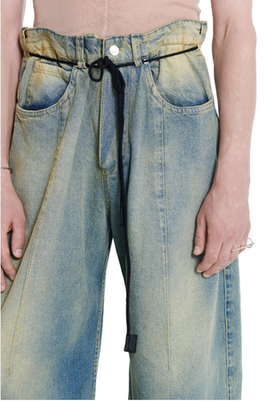 Distressed Baggy Jeans, Blue