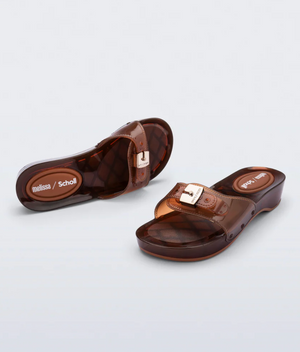Pescura Heel, Clear Brown