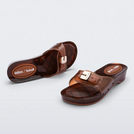 Pescura Heel, Clear Brown