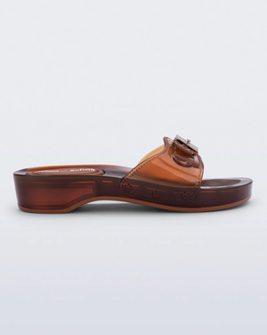 Pescura Heel, Clear Brown