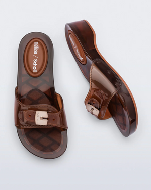 Pescura Heel, Clear Brown