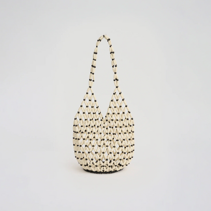 Supple Bucket, Ivory/Black