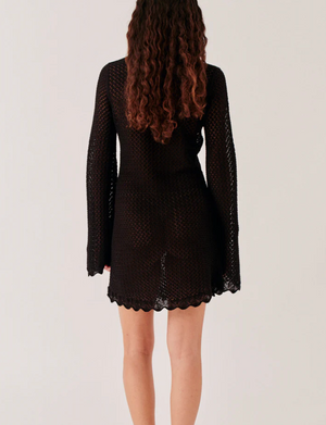 Tanzania Short Dress, Black