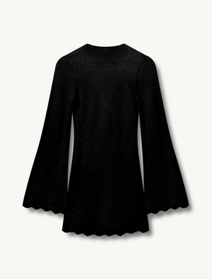 Tanzania Short Dress, Black