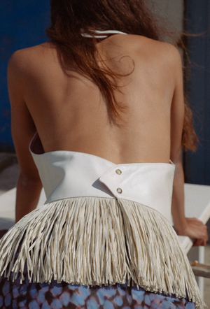 Deia Leather Halter