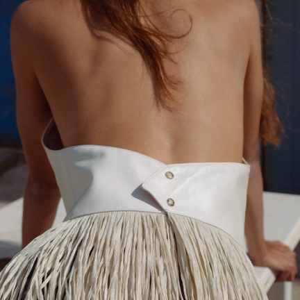 Deia Leather Halter