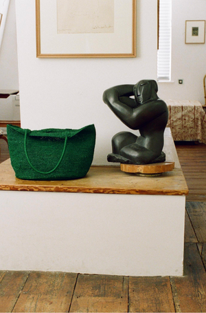 Shoulder Tote Bag, Emerald