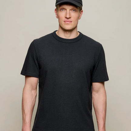 TEE.03 Supple Authentic Jersey Cotton T-Shirt, Deep Black