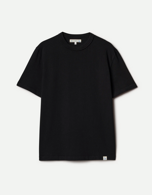 TEE.03 Supple Authentic Jersey Cotton T-Shirt, Deep Black