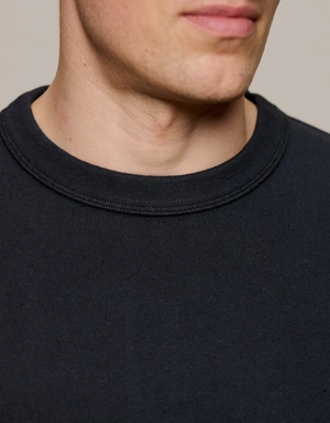 TEE.03 Supple Authentic Jersey Cotton T-Shirt, Deep Black
