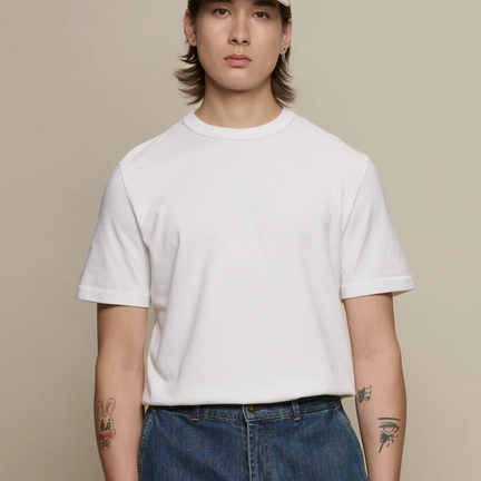 TEE.03 Supple Authentic Jersey Cotton T-Shirt, Crisp White