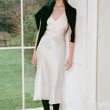 Eliana Dress, Ivory