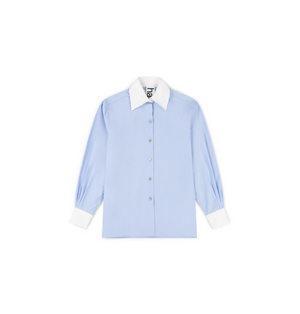 Alba Shirt, Blue & White
