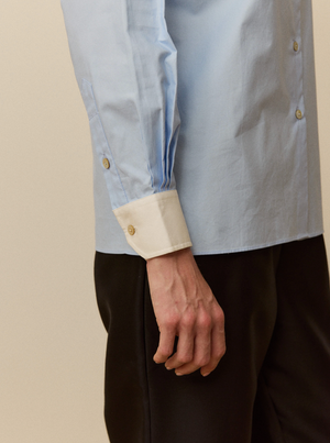 Alba Shirt, Blue & White