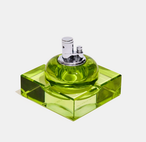 Rounded Ashtray Set, Chartreuse
