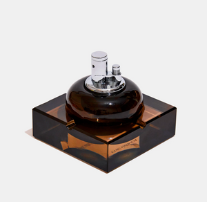 Rounded Ashtray Set, Espresso