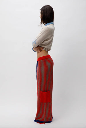 Cherry Ribbed Trackies