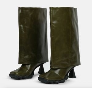 Folded Range Boot, Khaki