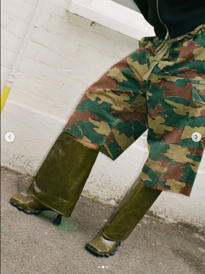 Folded Range Boot, Khaki