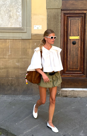 Asawa, Milky White Sunglasses