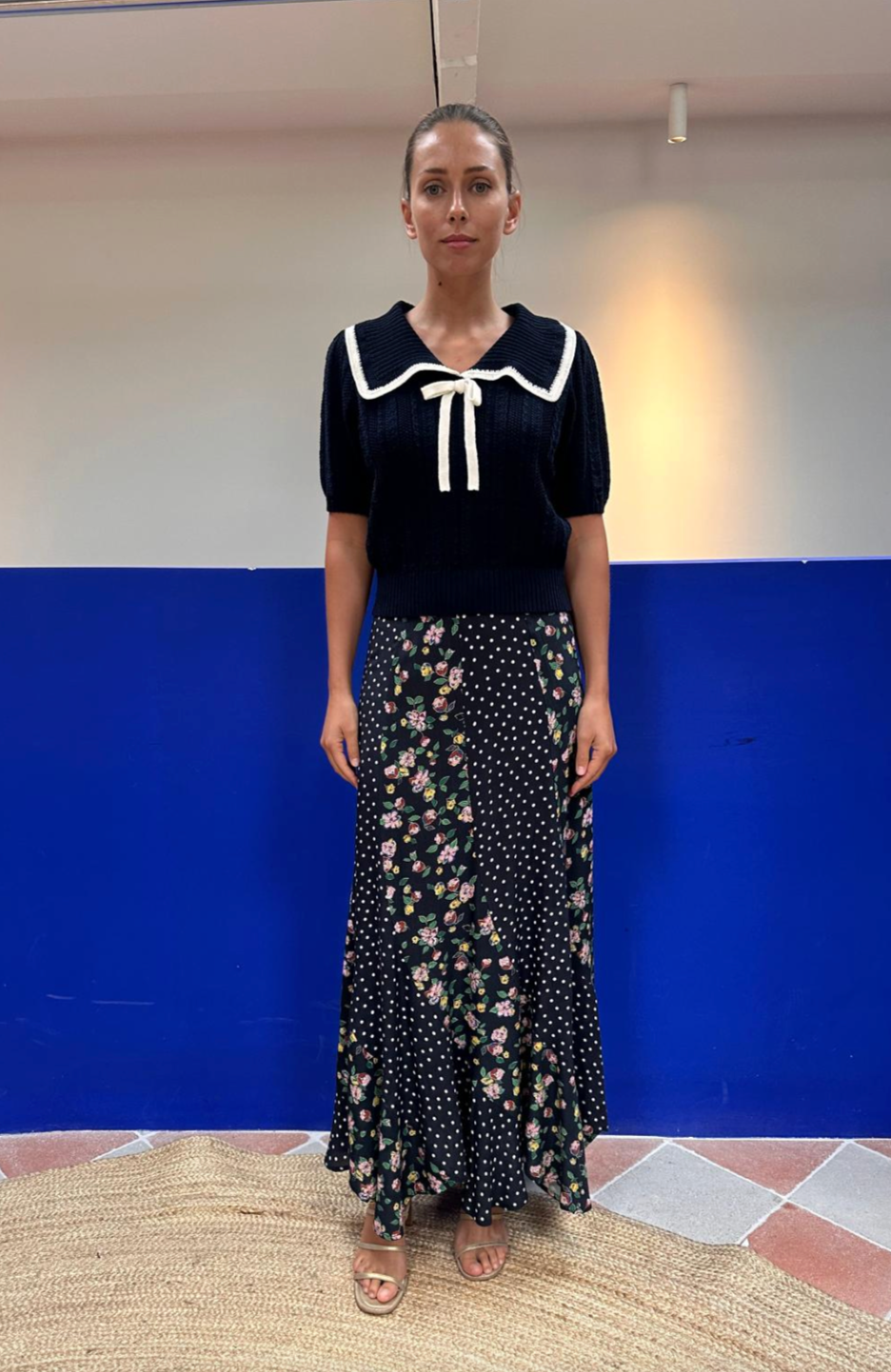 Pippa Top, Deep Navy