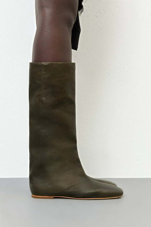 Severine Tall Boots, Khaki