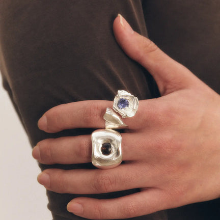 Moma Ring, Smokey Quartz