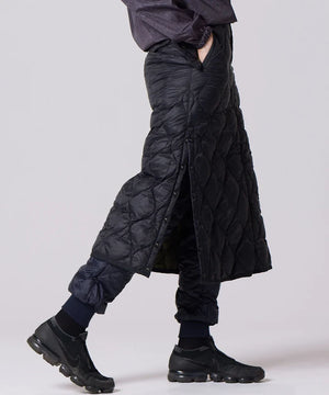 Military Snap Button Down Skirt, Black