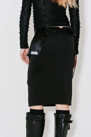 Jackie Trompe L'oeil Skirt