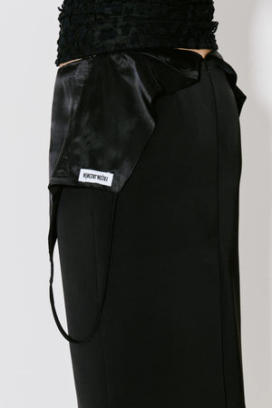 Jackie Trompe L'oeil Skirt