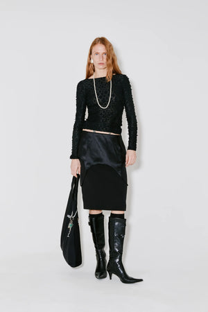 Jackie Trompe L'oeil Skirt