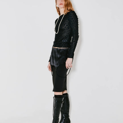 Jackie Trompe L'oeil Skirt