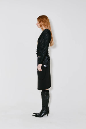 Jackie Trompe L'oeil Skirt