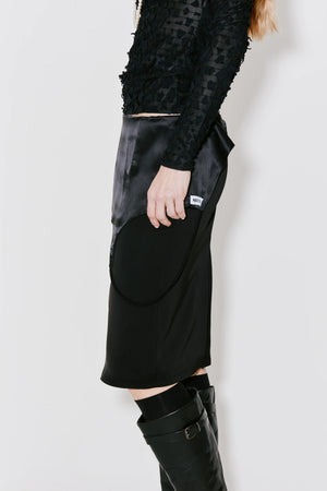 Jackie Trompe L'oeil Skirt