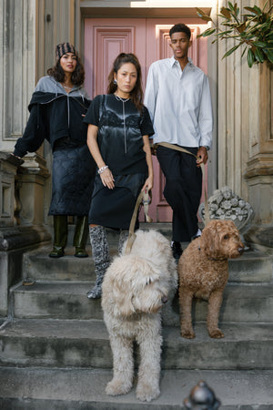 Jackie Trompe L'oeil Skirt