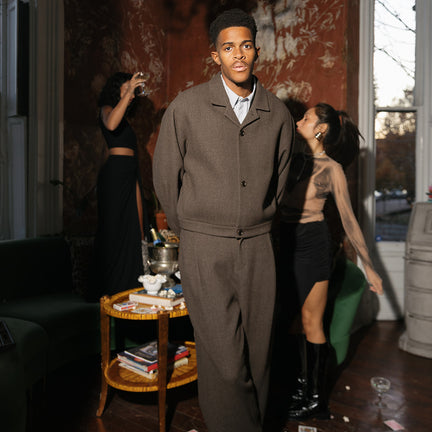 Wool Martin Pants, Brown