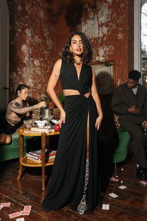 Triple Loop Knit Dress