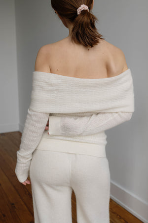 Stella Sweater, White