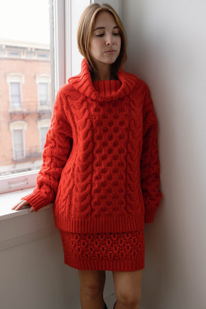 Harper Sweater, Red