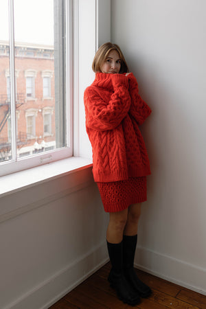 Harper Sweater, Red